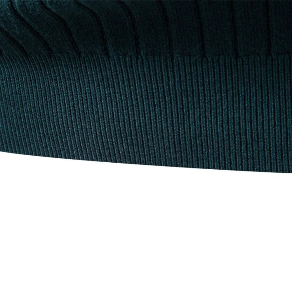 Men's Striped Turtleneck Sweater 3