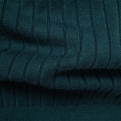 Men's Striped Turtleneck Sweater 4