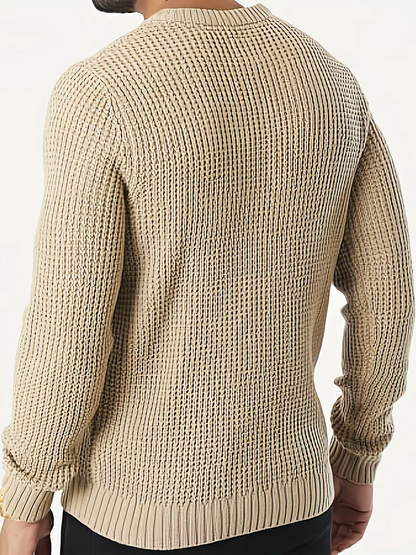 Men's Stylish Crewneck Sweater with Modern Fit 2