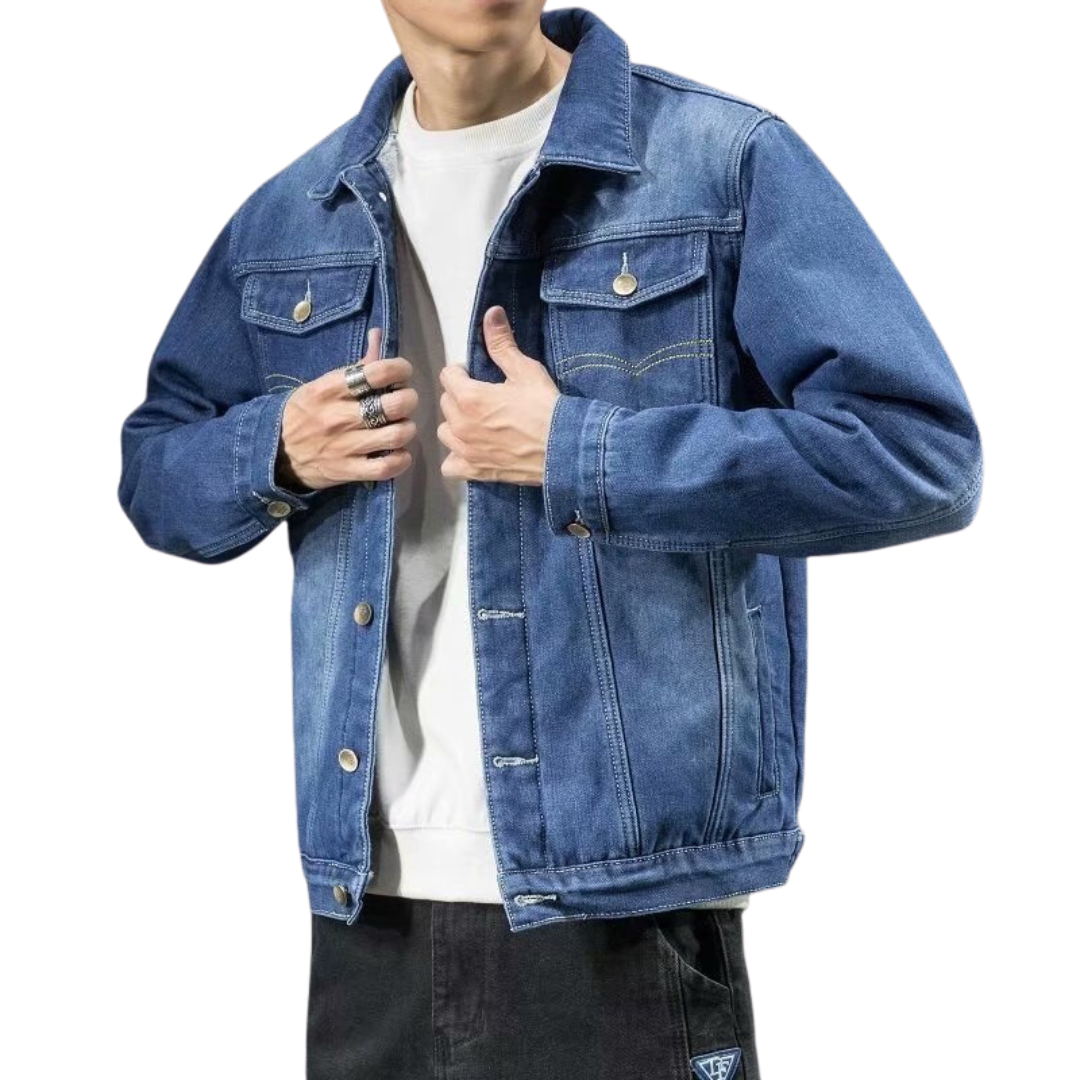 Men's Stylish Denim Jacket 4