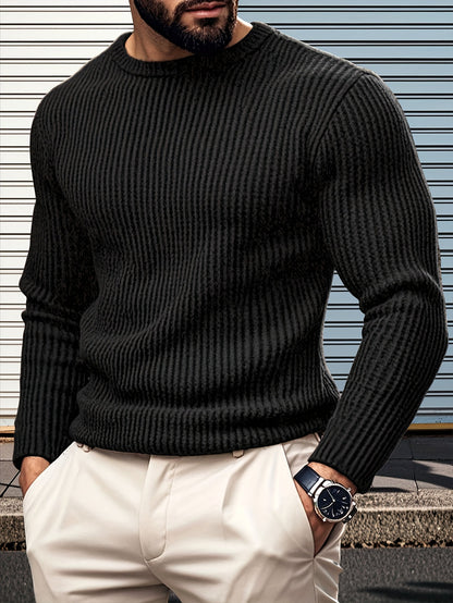 Men's Stylish Knit Sweater with Timeless Comfort 2