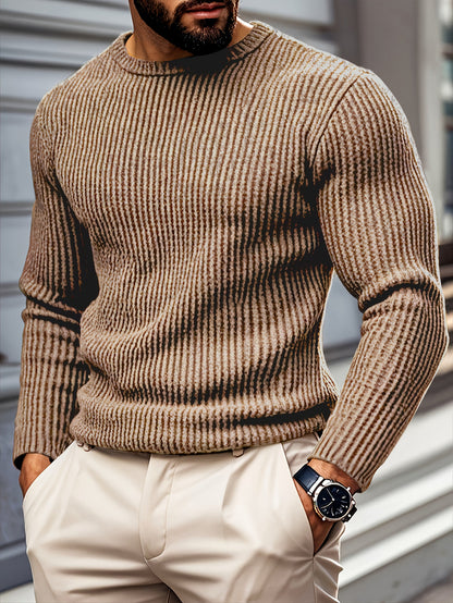 Men's Stylish Knit Sweater with Timeless Comfort 4