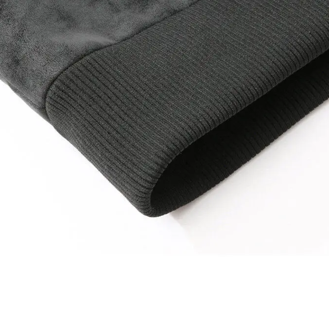 Men's Suede Bomber Jacket - Stylish Men's Coats for Layering 8