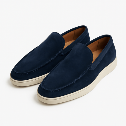 Men's Suede Loafers - Comfortable Slip-On Loafer Shoes 0
