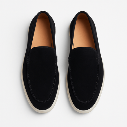 Men's Suede Loafers - Comfortable Slip-On Loafer Shoes 7