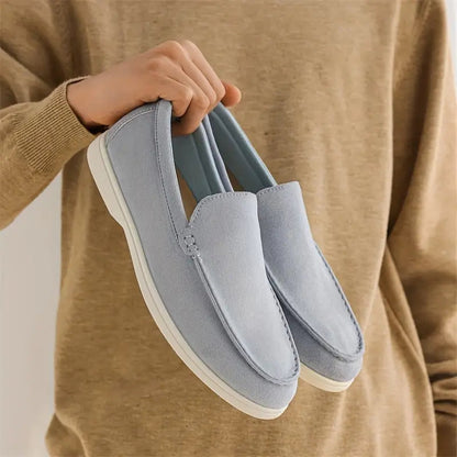 Men's Suede Loafers - Slip-On Casual Loafer Shoes 3