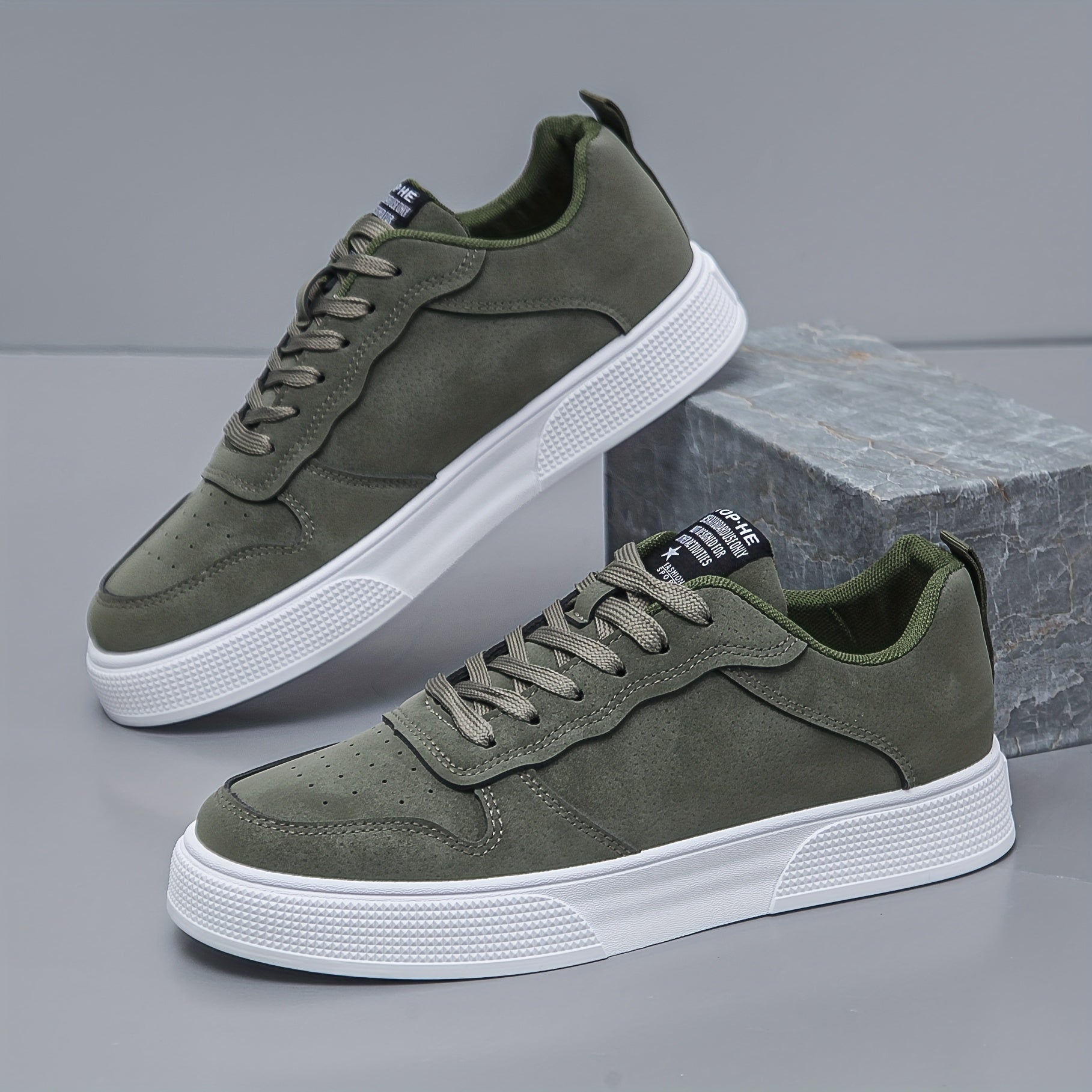 Men's Suede Low-Top Sneakers for Casual Wear 2