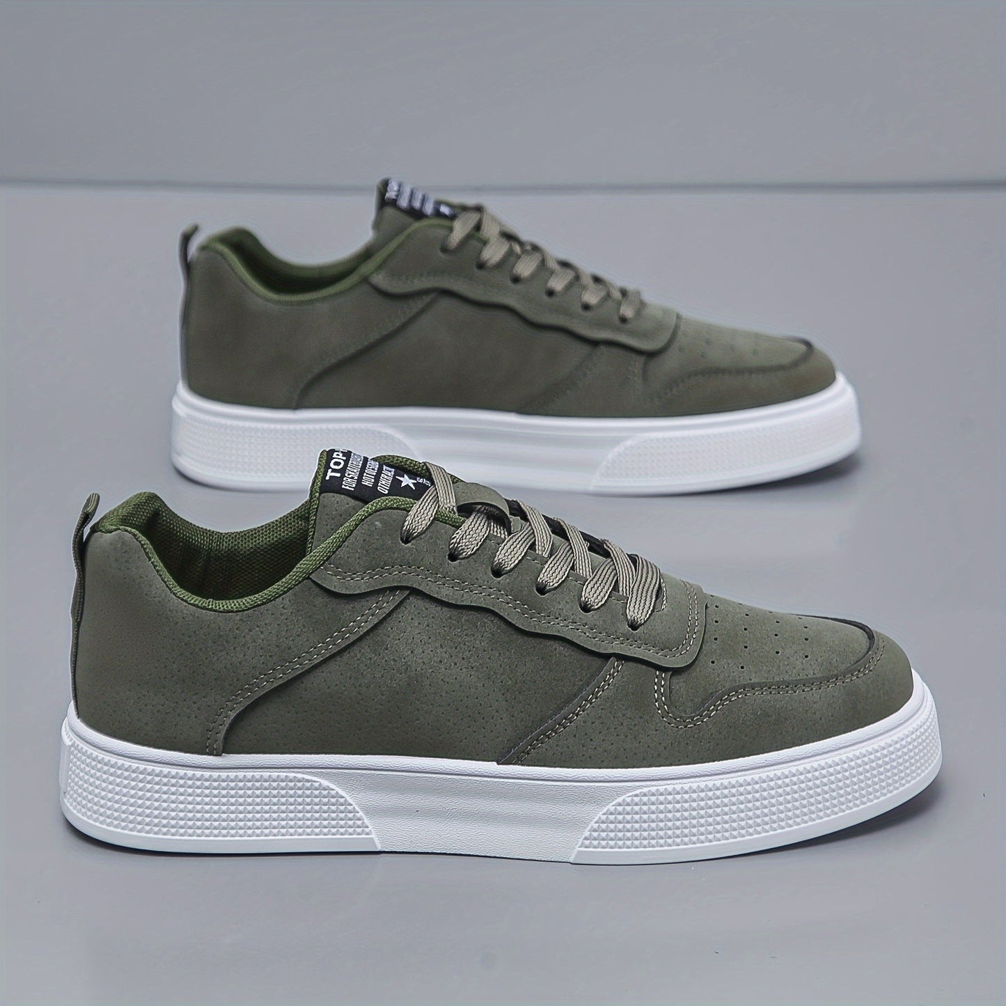 Men's Suede Low-Top Sneakers for Casual Wear 4
