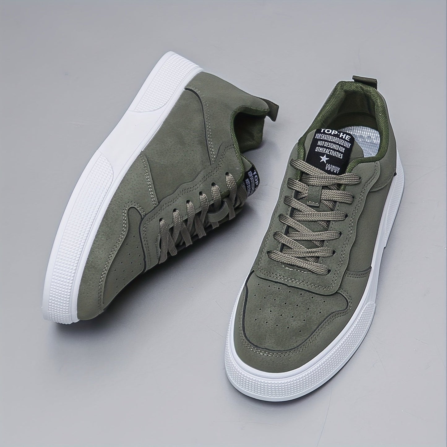Men's Suede Low-Top Sneakers for Casual Wear 5