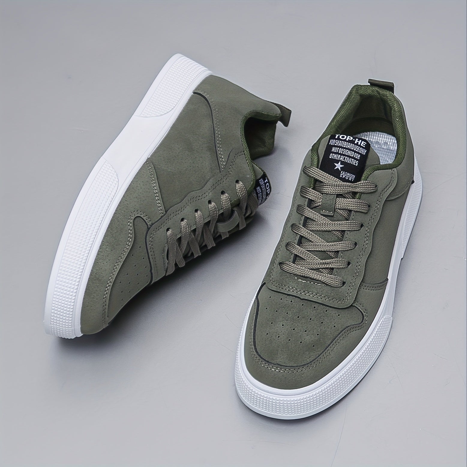 Men's Suede Low-Top Sneakers for Casual Wear 5