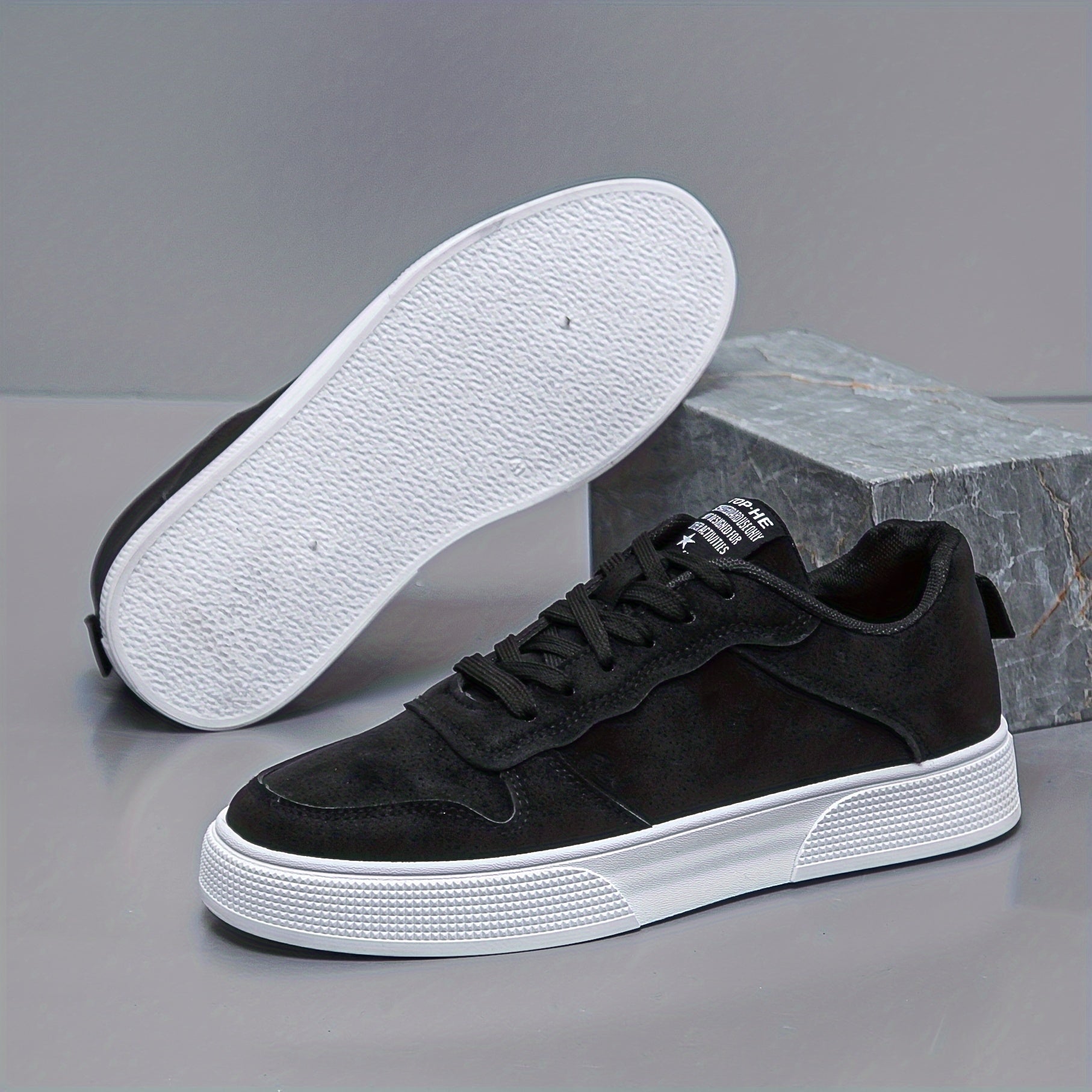 Men's Suede Low-Top Sneakers for Casual Wear 7