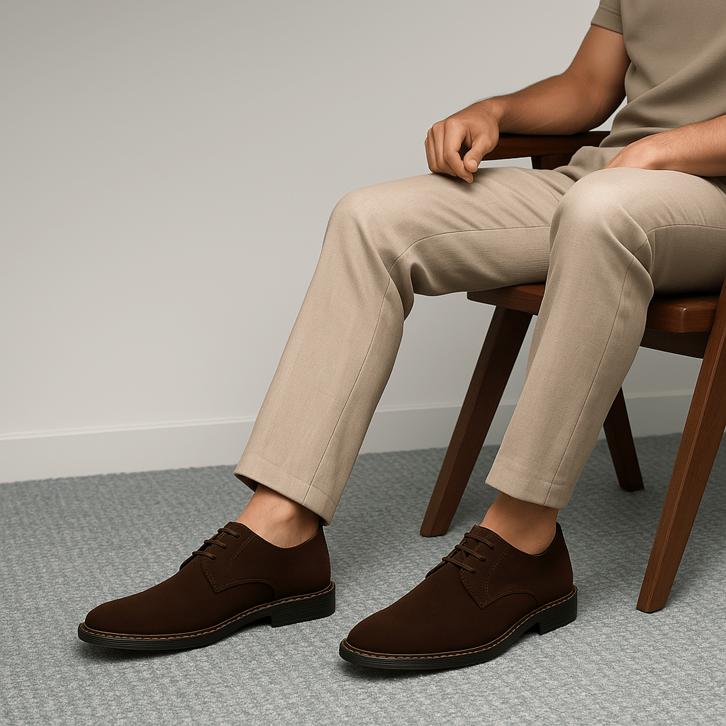 Men's Suede Oxford Shoes for Smart Casual Style 5