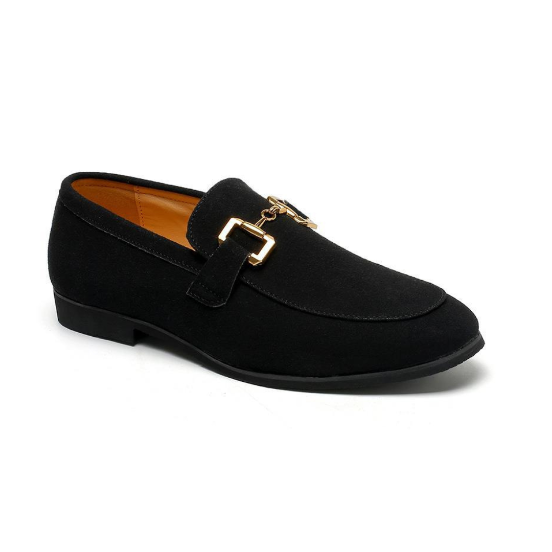 Men's Suede Penny Loafers - Elegant Loafer Shoes for Men 3