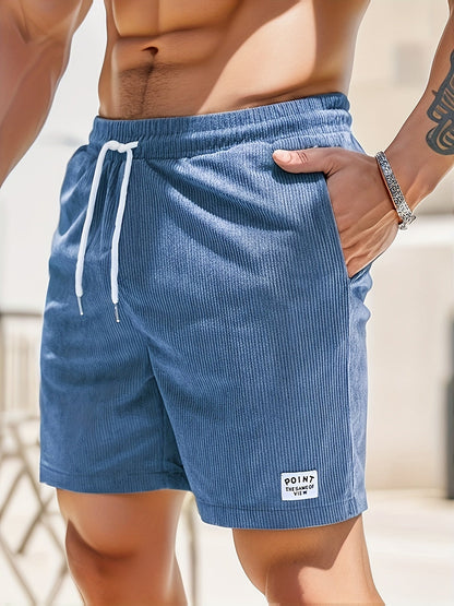 Men's Swim Shorts with Trendy Stripe Design