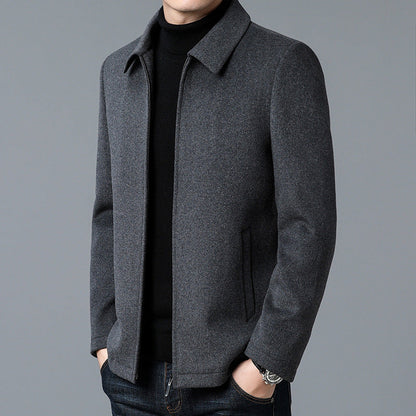 Men's Tailored Fit Wool Blend Jacket 1