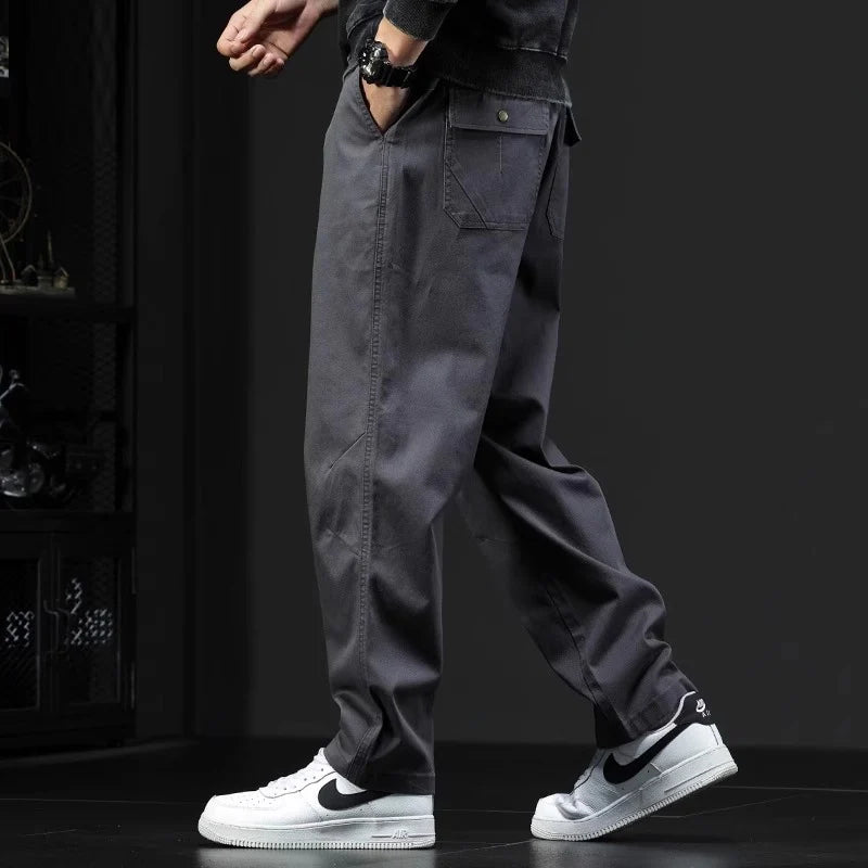 Men's Tailored Stretch Tapered Pants 1