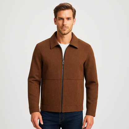 Men's Textured Harrington Super Shirt 1