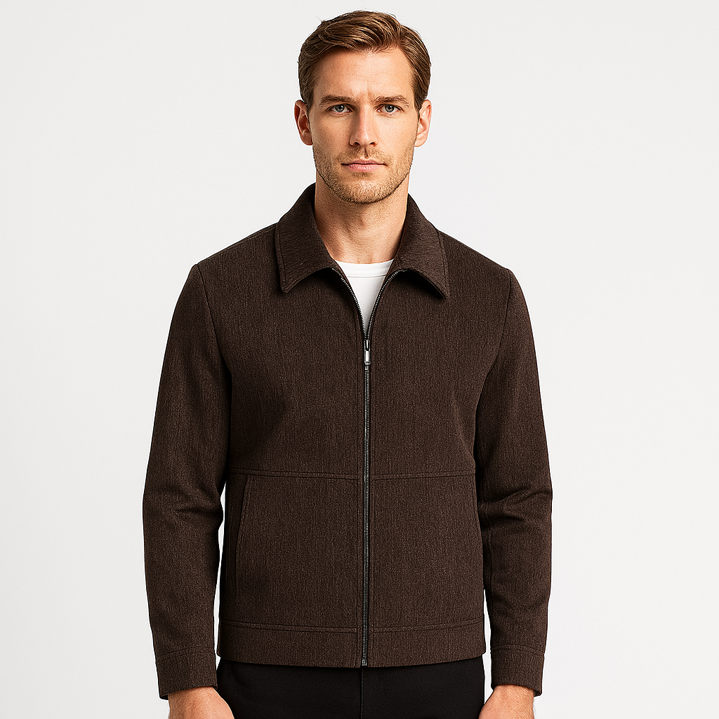 Men's Textured Harrington Super Shirt 4