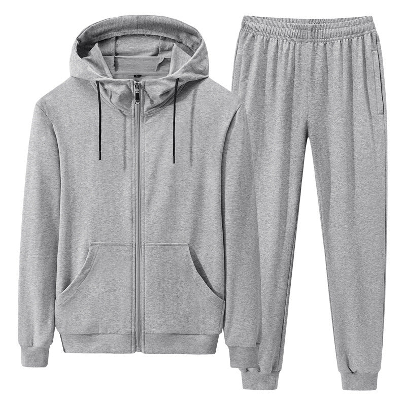 Men's Training Tracksuit with Breathable Hoodie and Long Sleeves 4