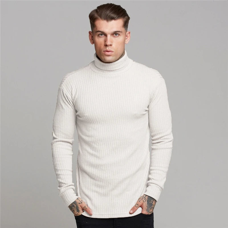 Men's Turtleneck Sweater for Casual and Business Wear 1