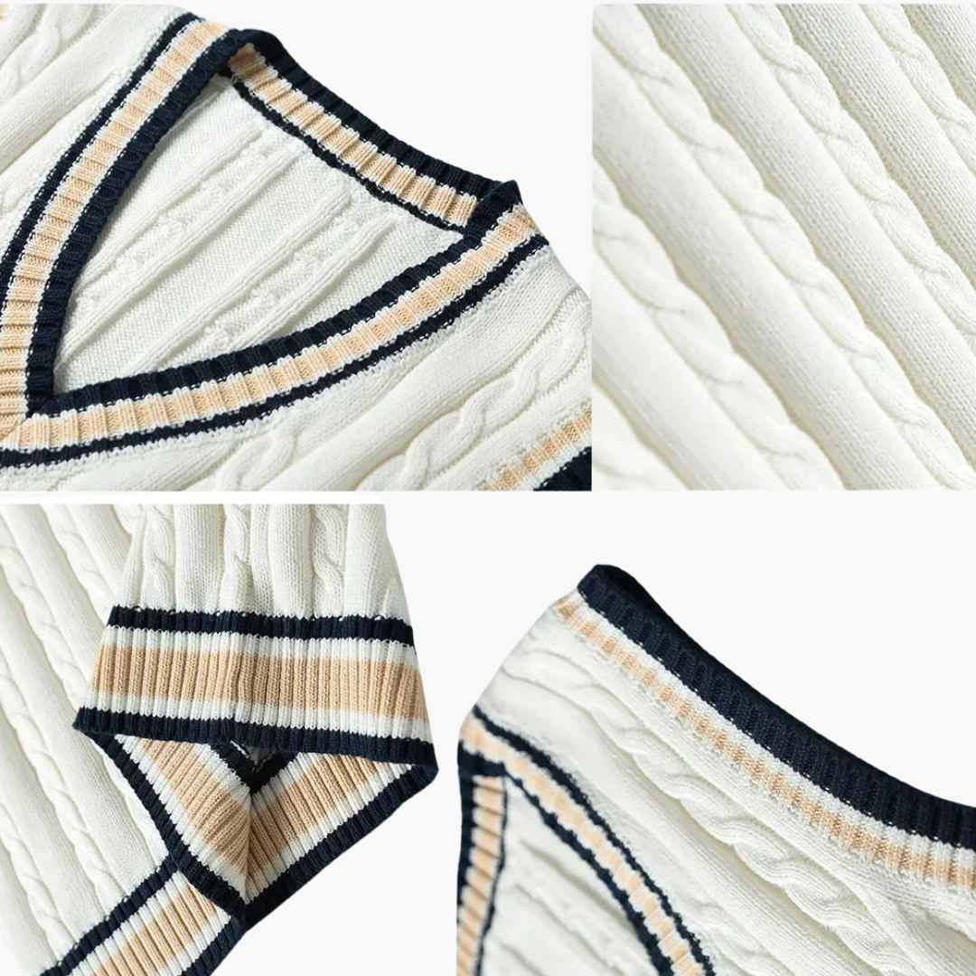 Men's V-Neck Knitting Vest 1