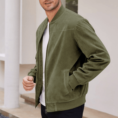 Men's Vintage Suede Zip Jacket 2