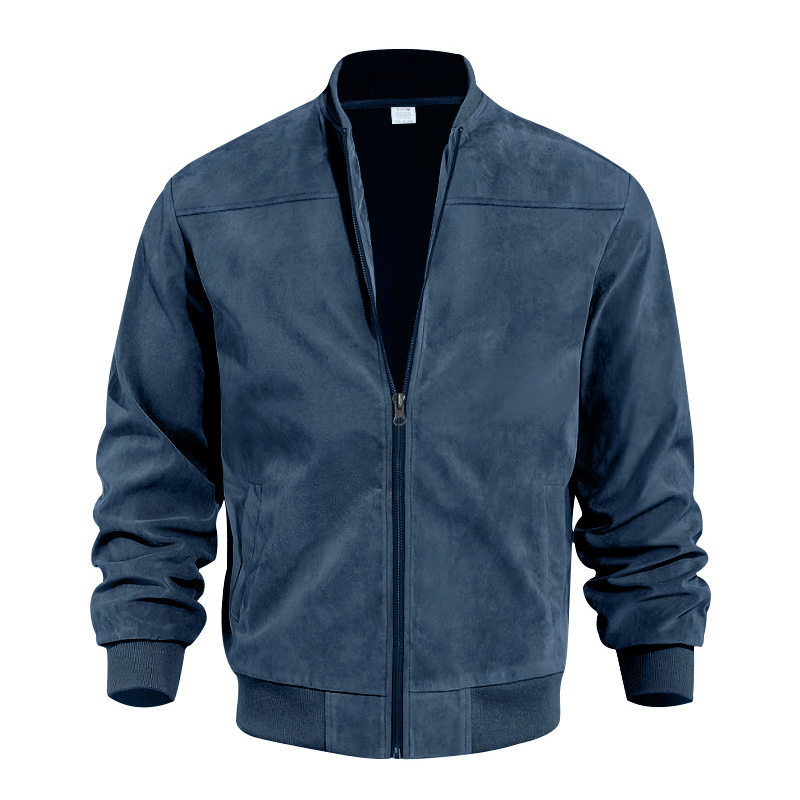 Men's Vintage Suede Zip Jacket 6