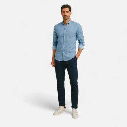 Men's Vintage Utility Shirt for Casual Layering 7