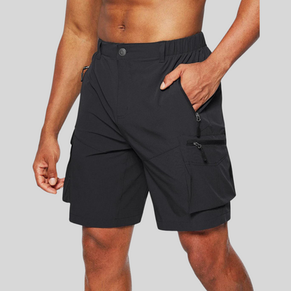 Men's Water-Repellent Cargo Shorts for Outdoor Adventures 1