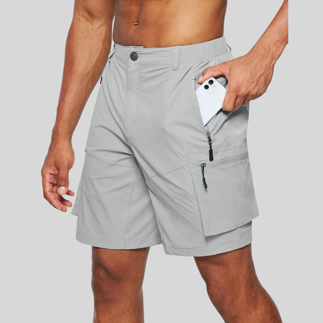 Men's Water-Repellent Cargo Shorts for Outdoor Adventures 5