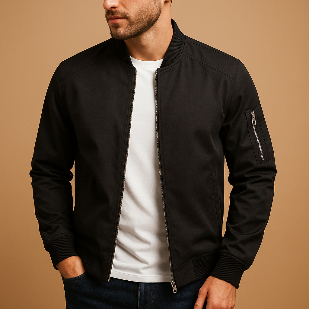Men's Water-Resistant Summer Jacket with Timeless Design 1