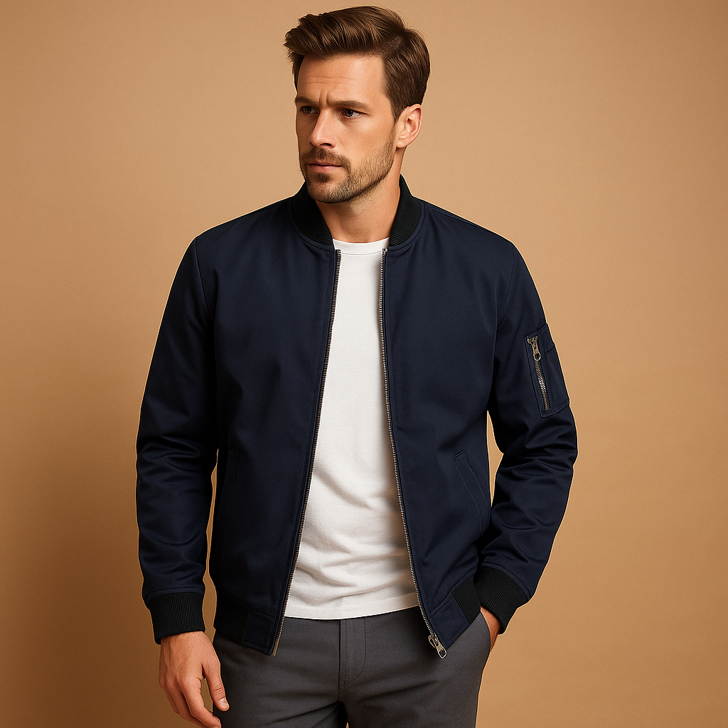 Men's Water-Resistant Summer Jacket with Timeless Design 2