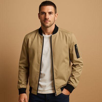 Men's Water-Resistant Summer Jacket with Timeless Design 3