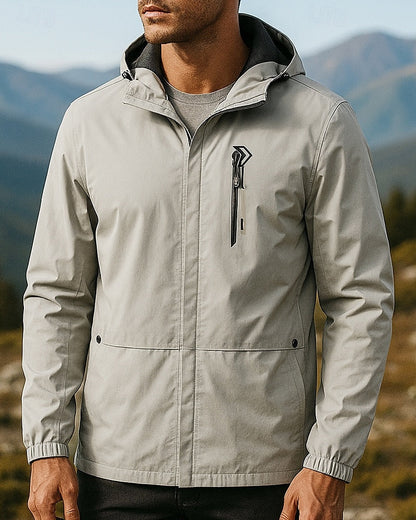 Men's Waterproof Fleece Jacket with Hood for Winter Adventures 2