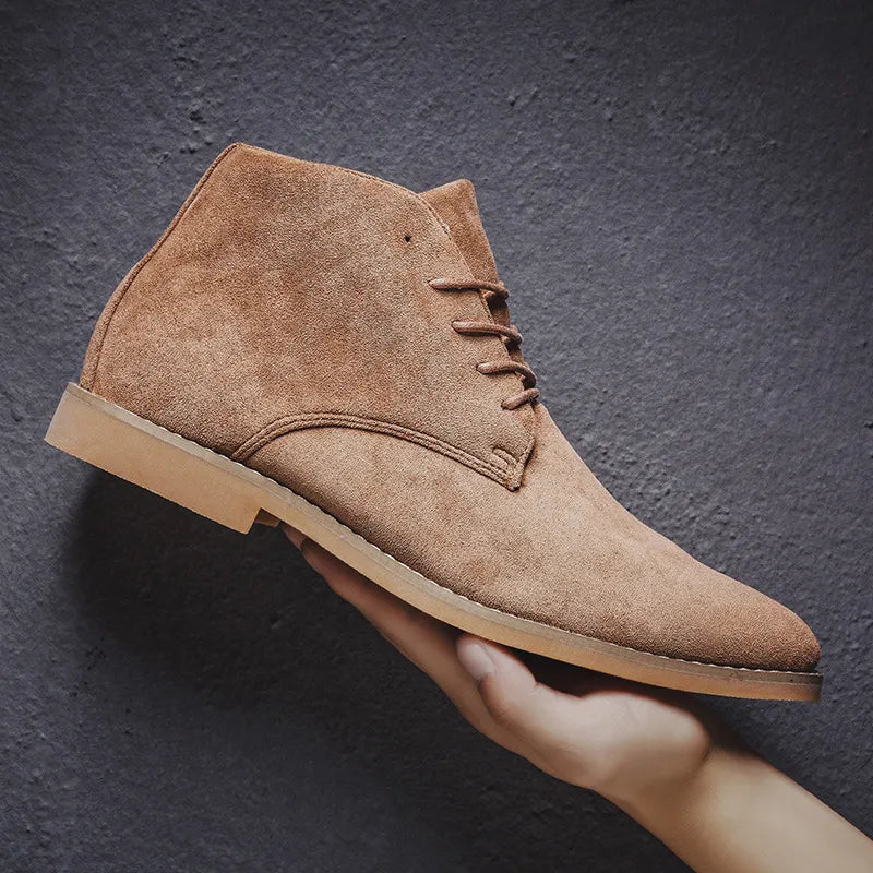 Men's Western Boots - Premium Suede Comfortable Footwear 5