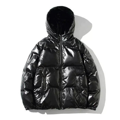Men's Windproof Metallic Winter Jacket 0