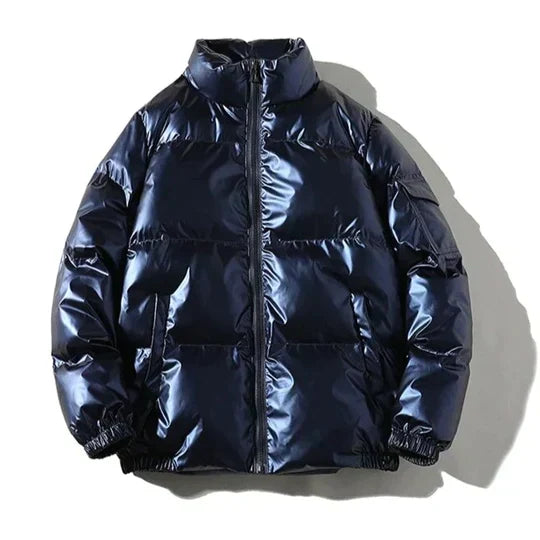 Men's Windproof Metallic Winter Jacket 3