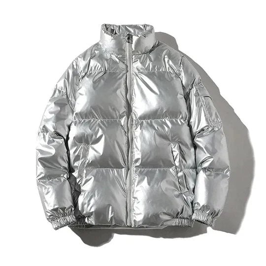 Men's Windproof Metallic Winter Jacket 5