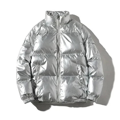 Men's Windproof Metallic Winter Jacket 5