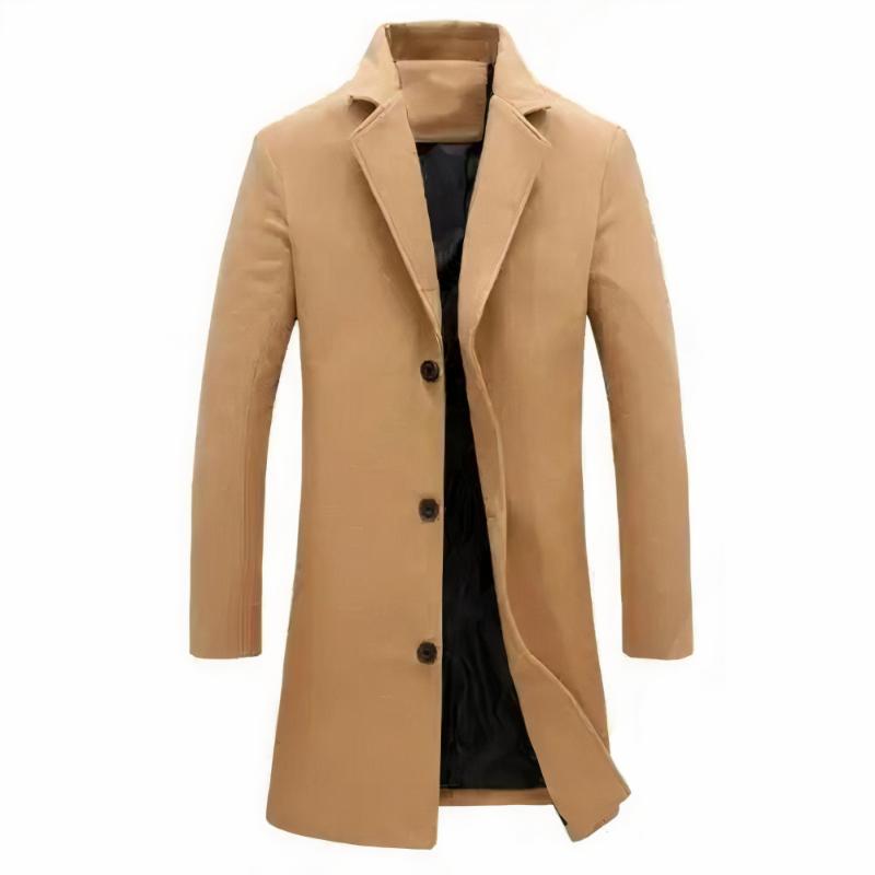 Men's Winter Coat - Elegant Overcoat for Cold Weather 2