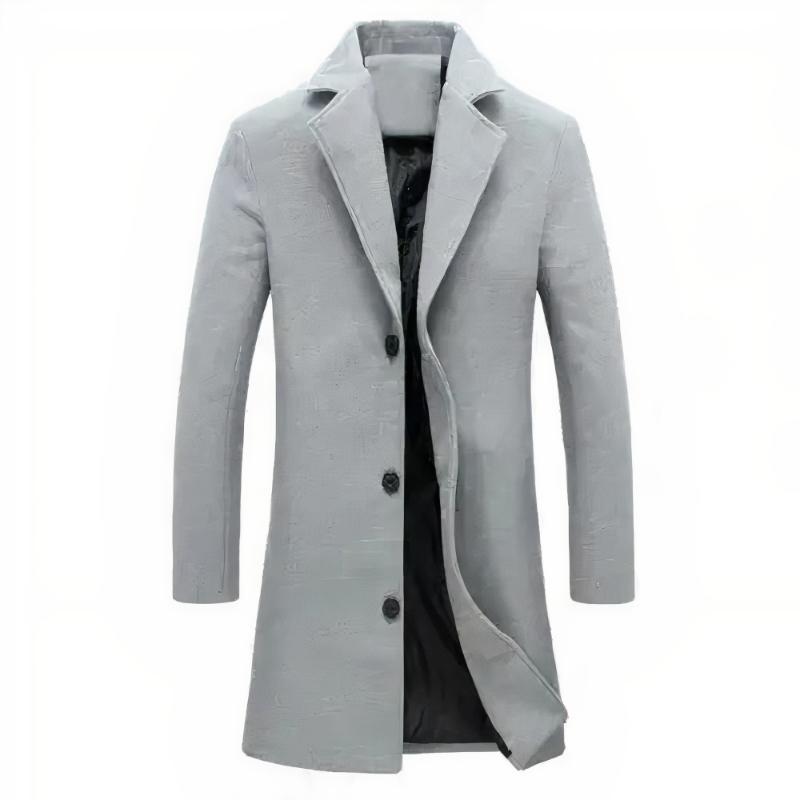 Men's Winter Coat - Elegant Overcoat for Cold Weather 3