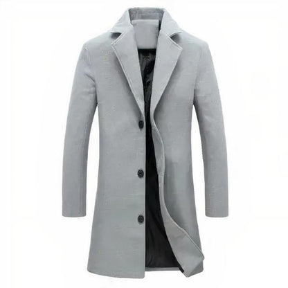 Men's Winter Coat - Elegant Overcoat for Cold Weather 3