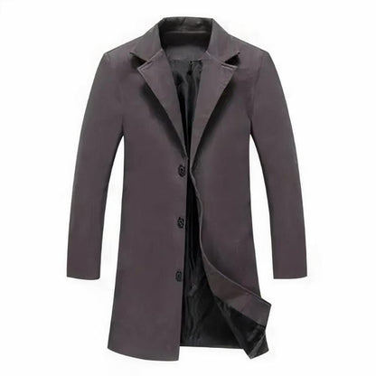 Men's Winter Coat - Elegant Overcoat for Cold Weather 4