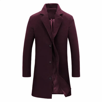 Men's Winter Coat - Elegant Overcoat for Cold Weather 5