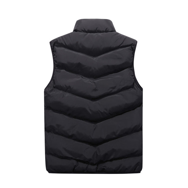 Men's Zip-Up Vest with Vertical Seams 5