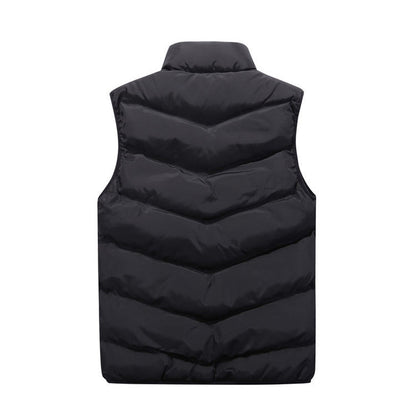 Men's Zip-Up Vest with Vertical Seams 5