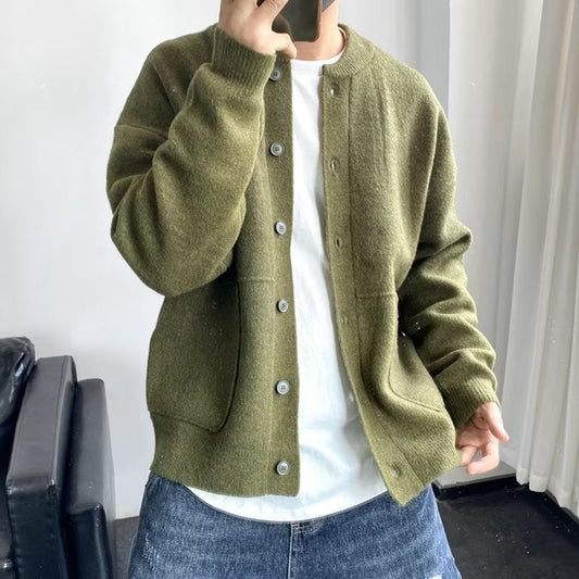 Men's Zip Up Cardigan for Classic Style and Comfort 0