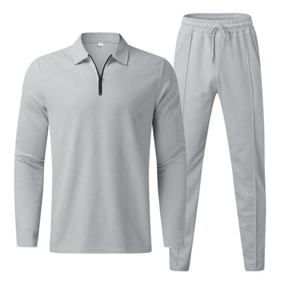 Men's Zippered Lounge Set for Casual Comfort 3