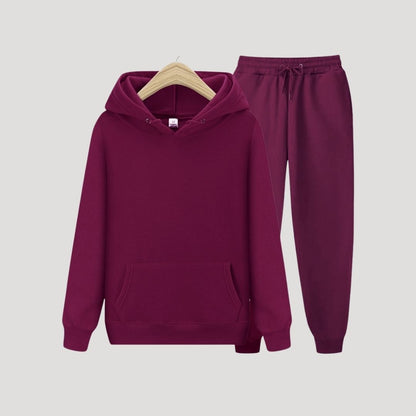 Men's and Women's Fleece Tracksuit Set 10