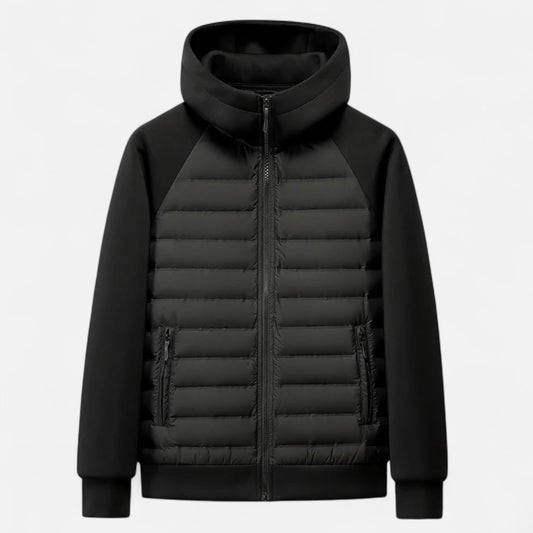 Men's Hooded Lightweight Quilted Puffer Jacket